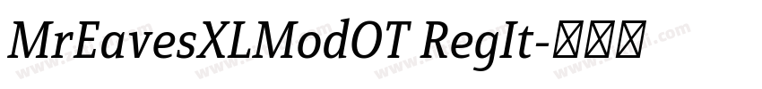 MrEavesXLModOT RegIt字体转换